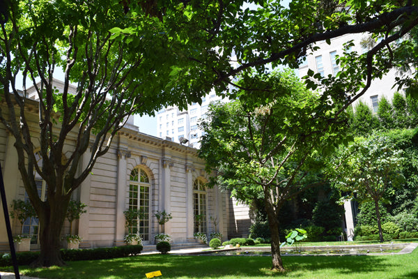 Frick Collection outdoor courtyard in New York City