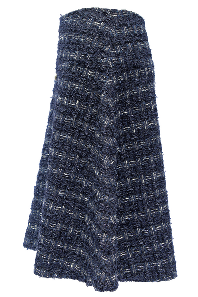 Metallic Navy Tweed Skirt – Kate Stoltz