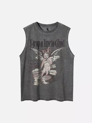 Niceprimes Angel Distressed Vest -  Niceprimes  