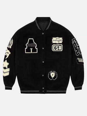 Niceprimes Couple Heavy-duty Embroidered Hip-hop Jacket -  Niceprimes   - Couples Jackets