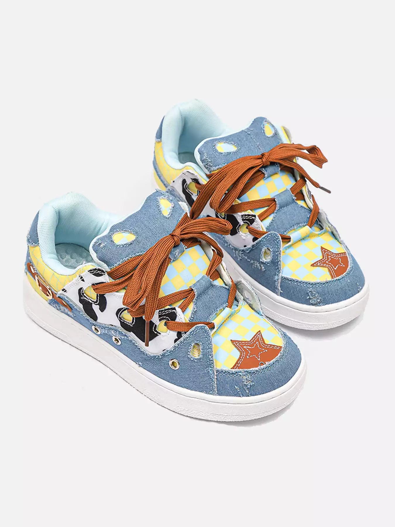 Niceprimes Star-Patterned Canvas Shoes