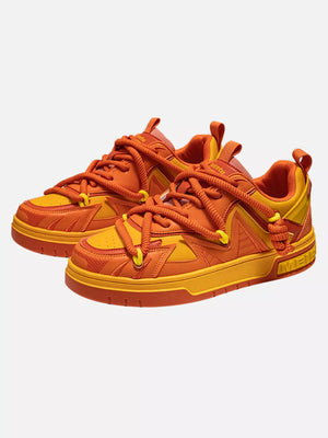 Niceprimes Double Lace Retro Casual Hip Hop Street Sneakers -  Niceprimes  