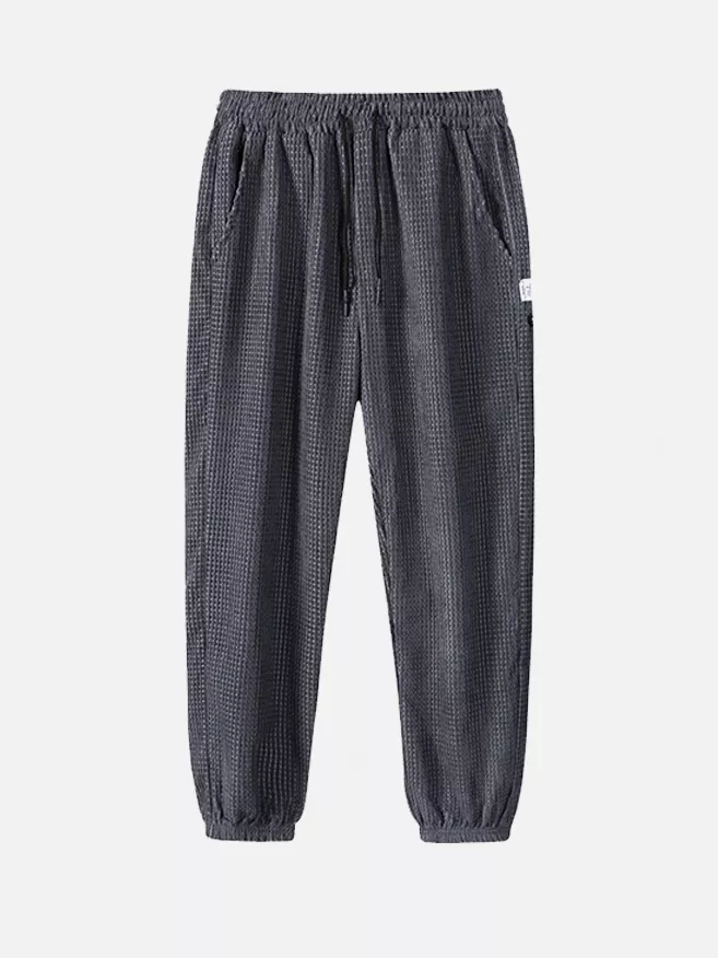 Niceprimes Drawstring Corduroy Pants