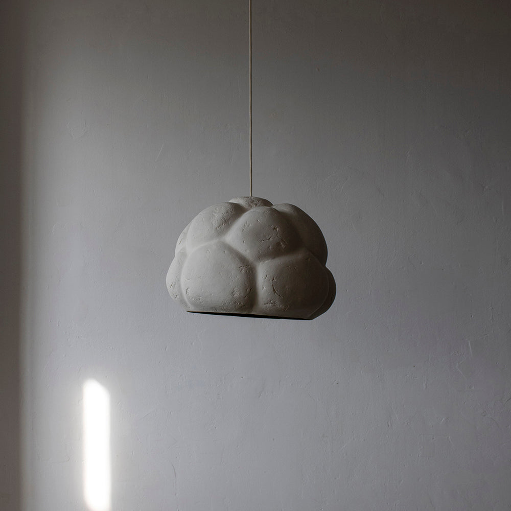 paper mache white lamp sensi