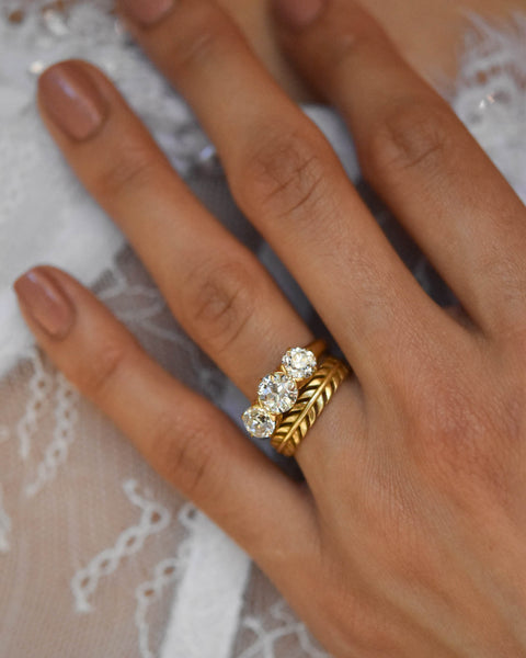 Victorian Engagement Ring and Band