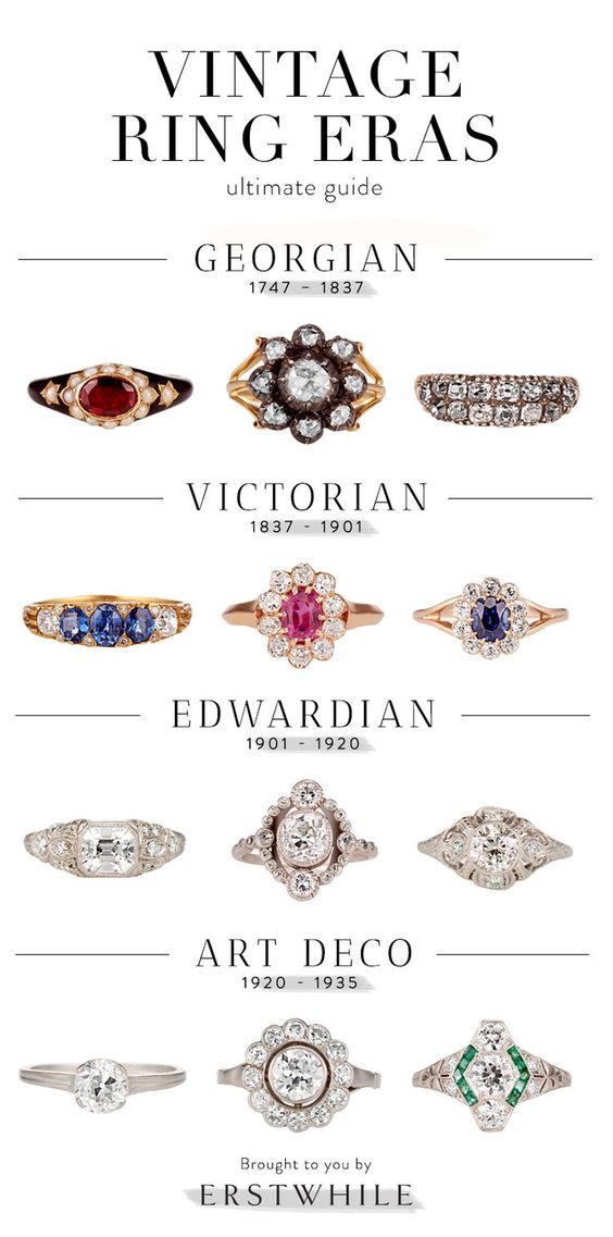 Emerald Cut Diamond Engagement Rings | Antique & Vintage – Erstwhile Jewelry