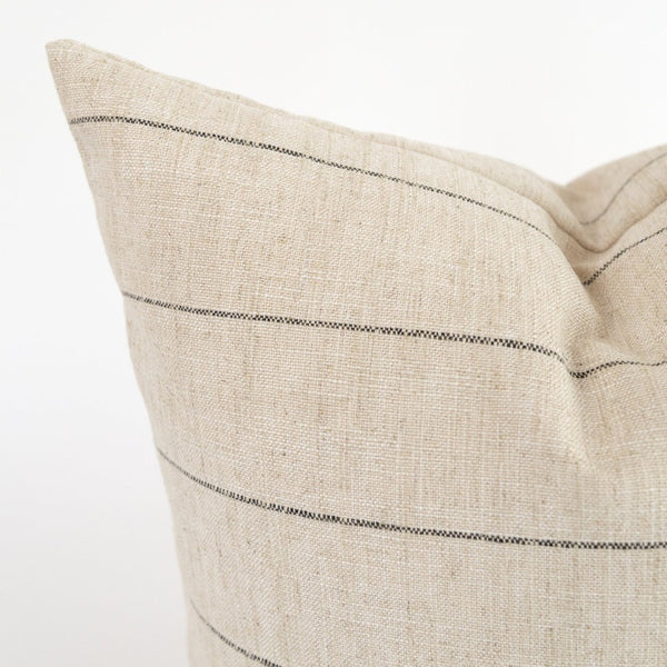 Dunrobin Stripe Pillow, Burlap – Tonic Living