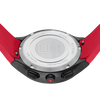GLOCK Watch GW-16-1-18 Red Silicone Strap with Lettering Case Back View
