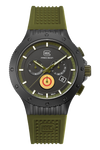 Limited GLOCK Watch GW-27-1-24 Armygreen Silicone Strap Front View