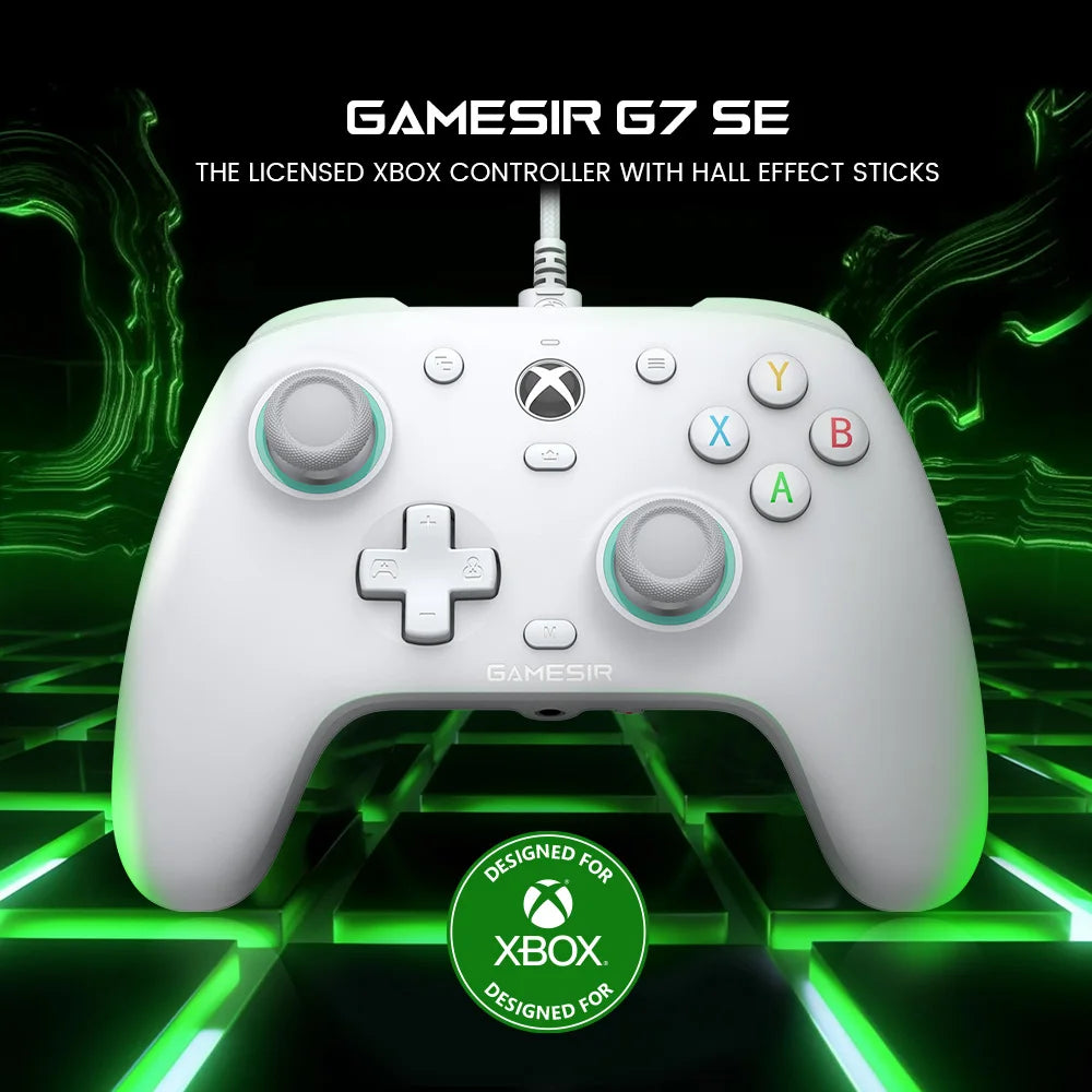 GameSir G7 SE Xbox Gaming Controller Wired Gamepad for Xbox Series X, Xbox Series S, Xbox One, with Hall Effect Joystick