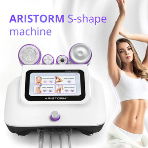 Aristorm S Shape Ultrasonic 30K Cavitation Machine Fat Burning Radio Frequency Skin Tightening Face Lift Body Sculpting Machine - mylifestyleneeds