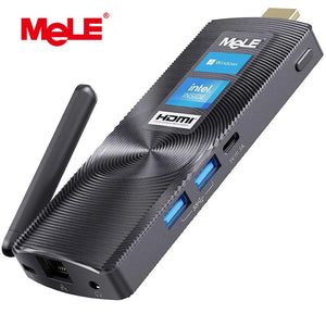 MeLE Mini PC Stick intel Windows 11 J4125 N4000 8GB 128GB 256GB HDMI BT4.2 Small PC Without Fan Industrial Portable Computer - mylifestyleneeds