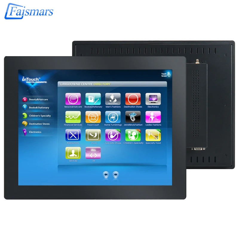 Industrial Grade All-In-One PC OEM Welcomed Computer With J1900/3217U/4120U Resistive Touch Screen PC Built-in Wifi Win10 pro