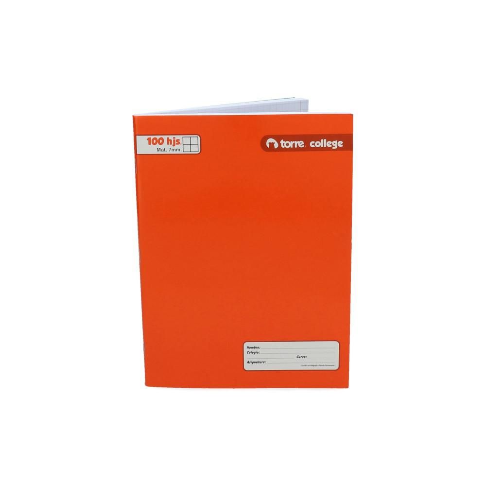 CUADERNO COLLEGE MATEMATICA 7 MM 100 HOJAS LISO - ofimarket product image