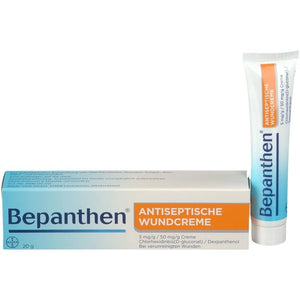 Bepanthen Antiseptic Wound Cream – 20g (0.70 fl.oz) for Cuts, Grazes & Minor Burns - Globetoro.com