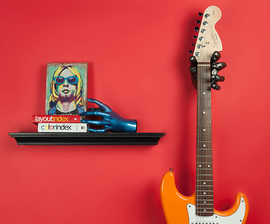 How to hang your guitars on the wall properly 