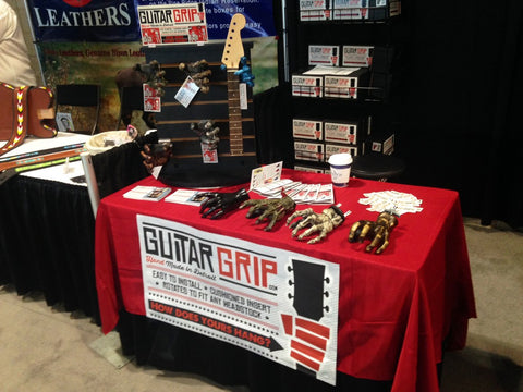 Guitar hooks trade show  booth at the Summer NAMM Show