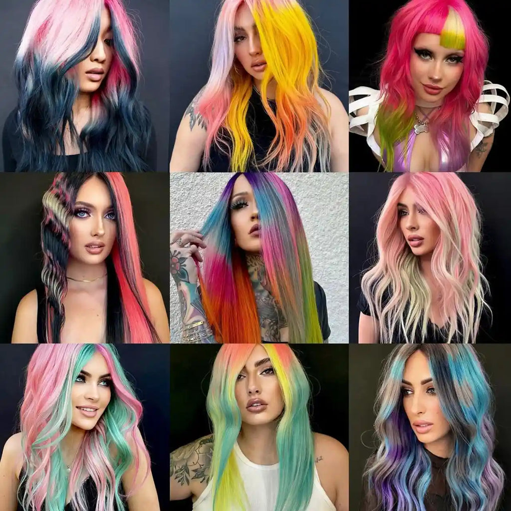 Defferent colors of hair
