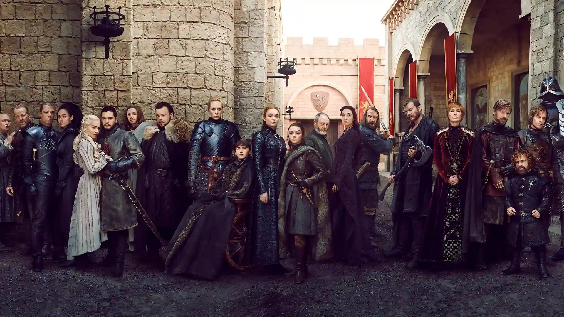 Game of Thrones stills featuring characters with all 5 hair colors