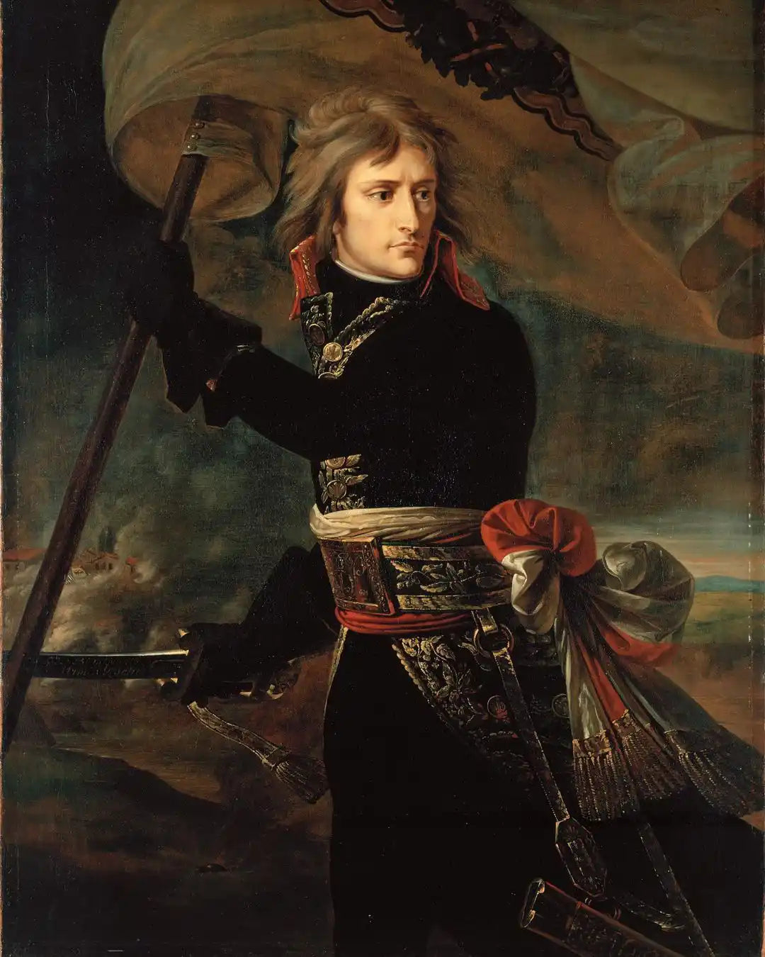 Napoleon Bonaparte on the Bridge at Arcole (1797) by Jean-Antoine Gros