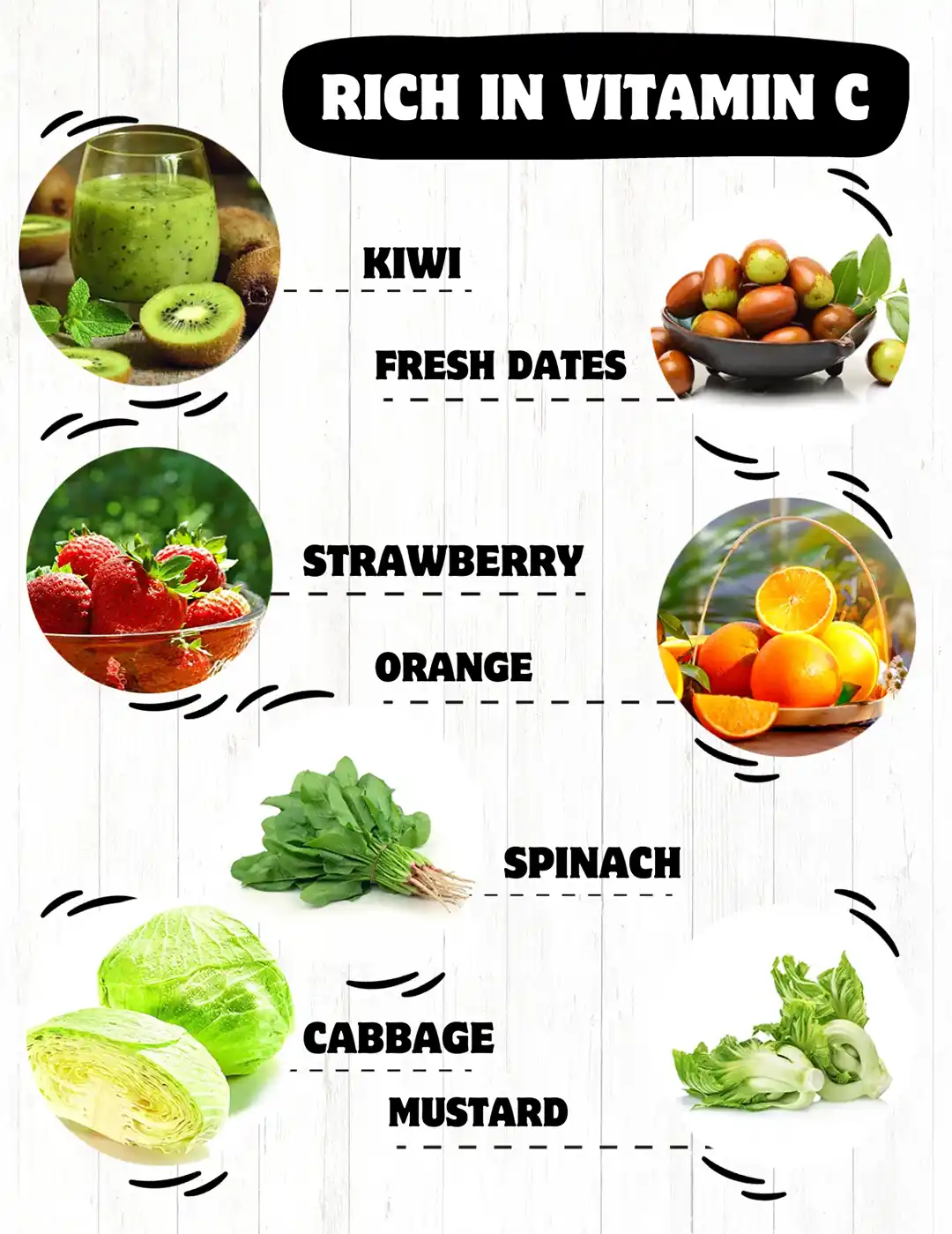 Foods rich in vitamin C