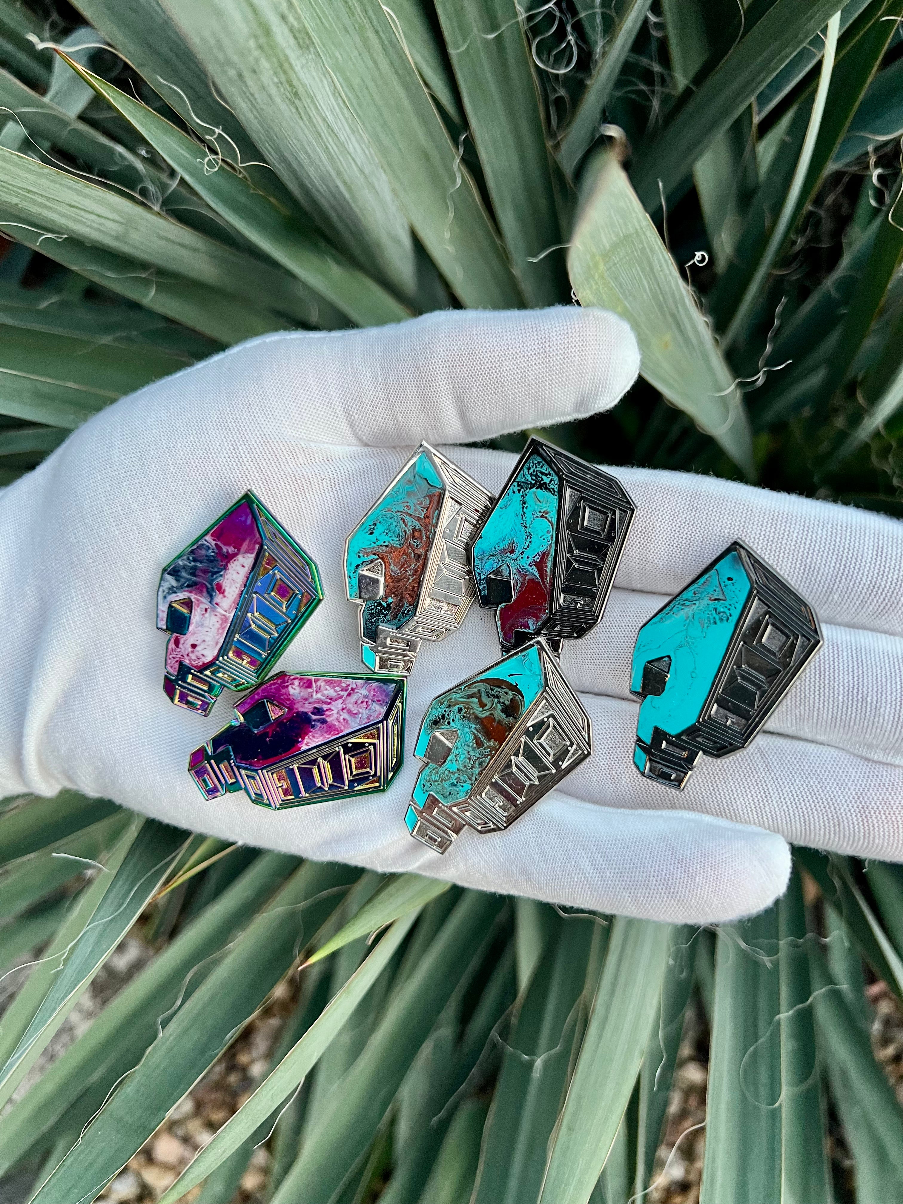1-of-kind Hand Painted “FunkMark” Pins (Blind Bag)
