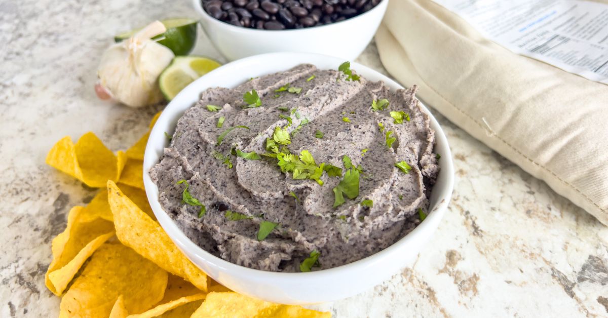 dry black bean dip