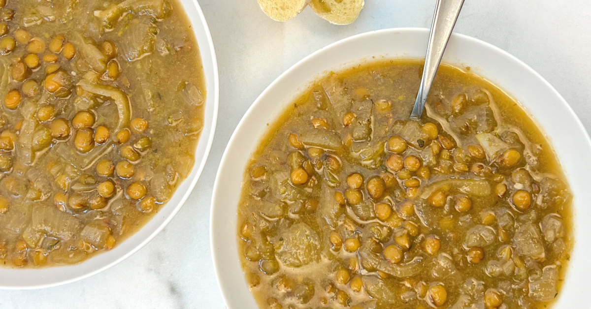 french onion soup recipe green lentils