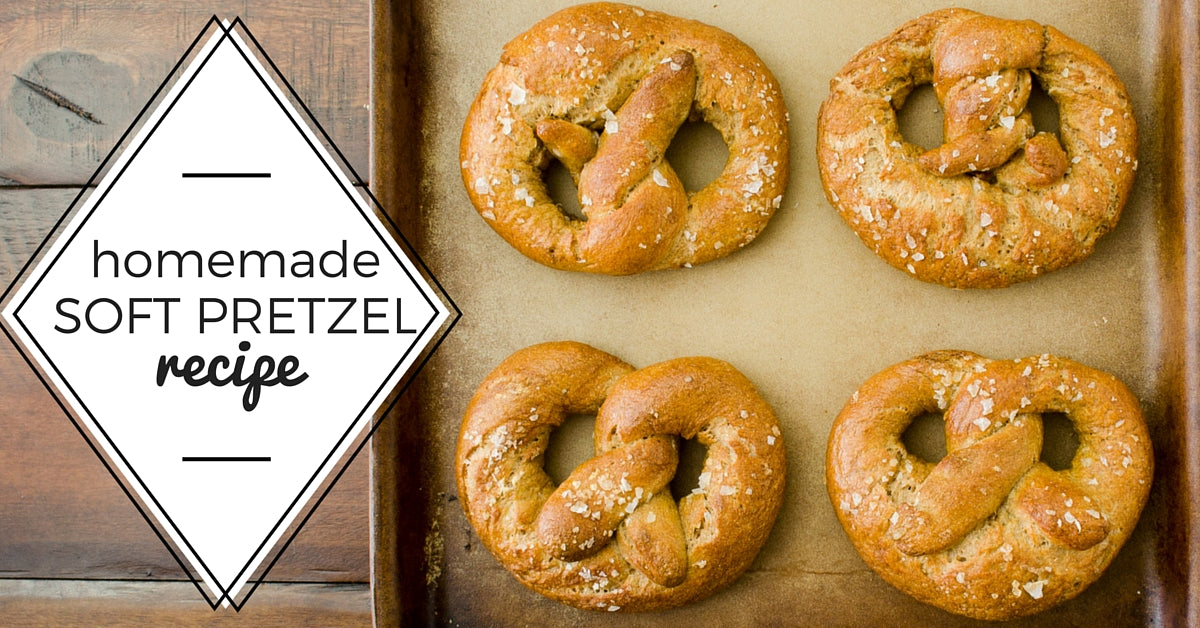 homemade pretzel