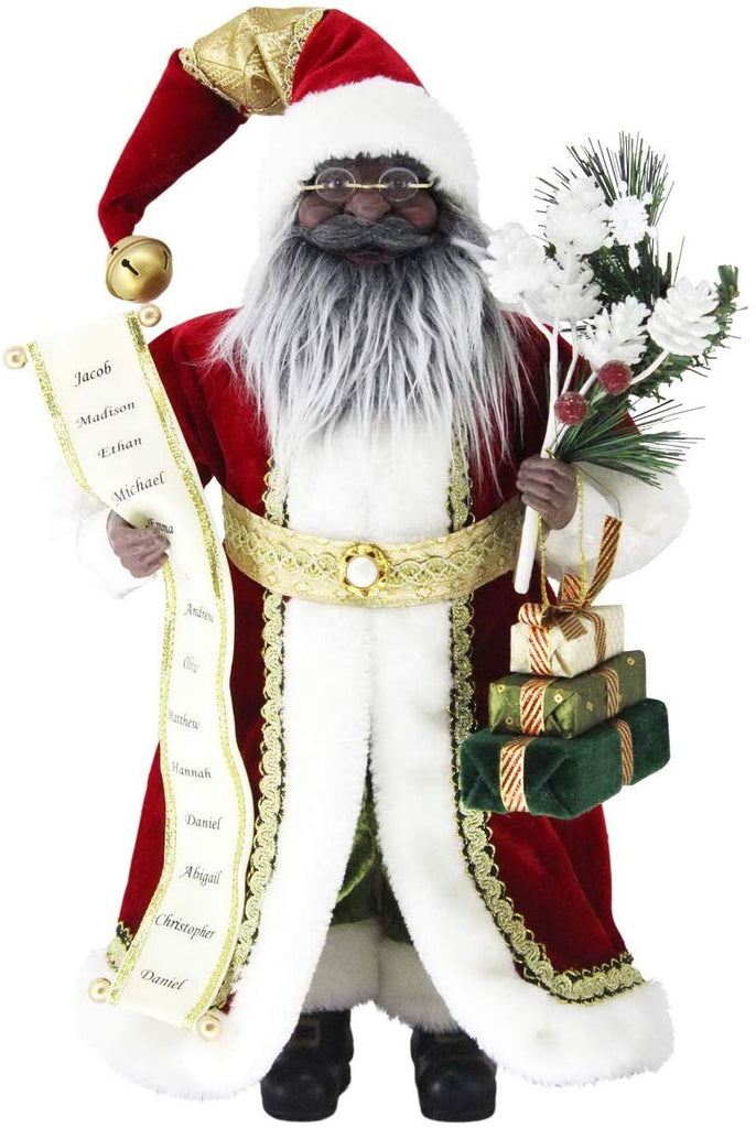 african american santa claus figurines for Sale OFF 62%