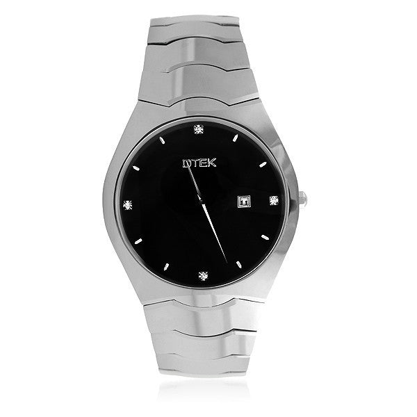 DTEK 007 Tungsten Carbide Contemporary Dress Watch - D-Tek product image