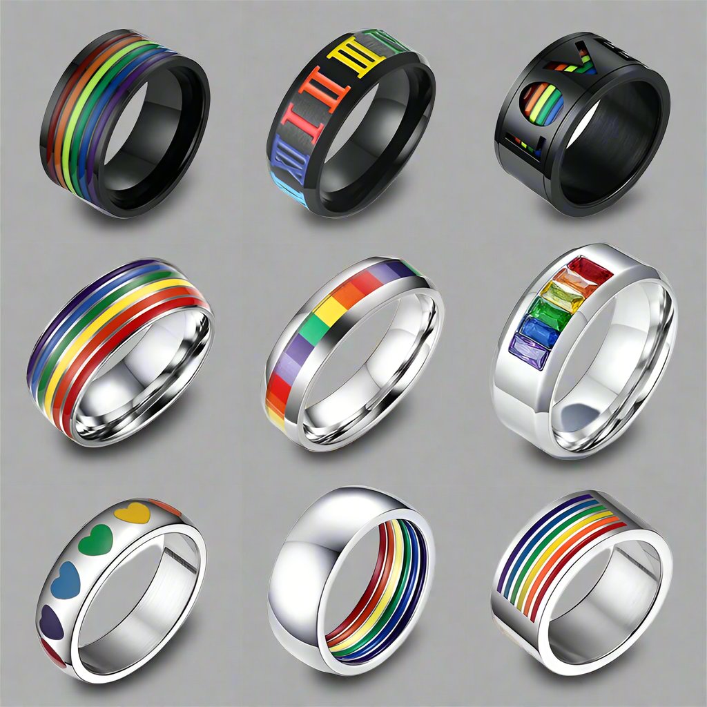 Hand Picked Timeless Pride Rings - Pride Stance product image