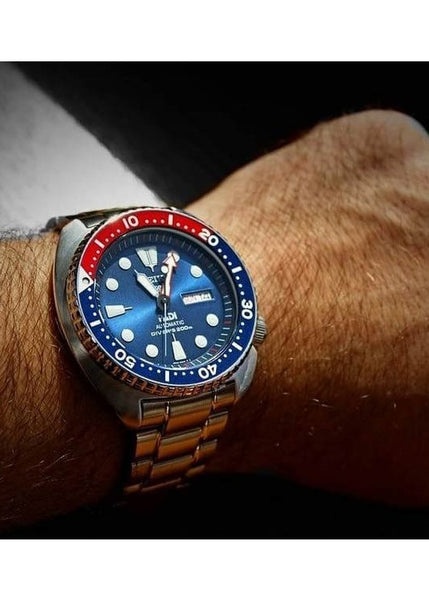 SRPE99K SEIKO PROSPEX PEPSI PADI DIVE SPECIAL EDITION (KING TURTLE) –  Goldsack & Co