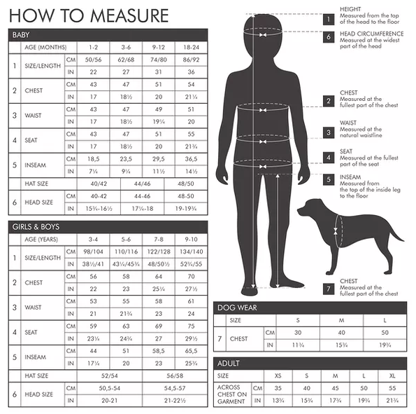 Maxomorra Size Chart