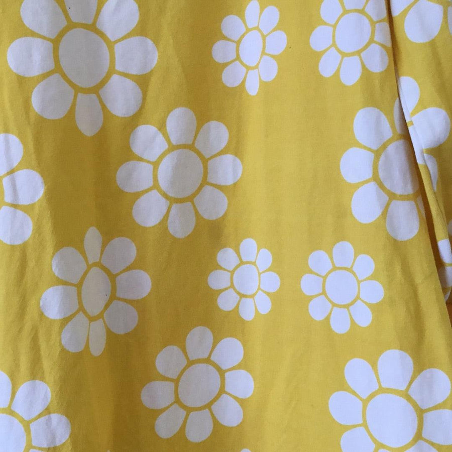 manitoulinsturtlecreek Limited - Re-loved - Adult Yellow Flower Balloon Dress (Medium)