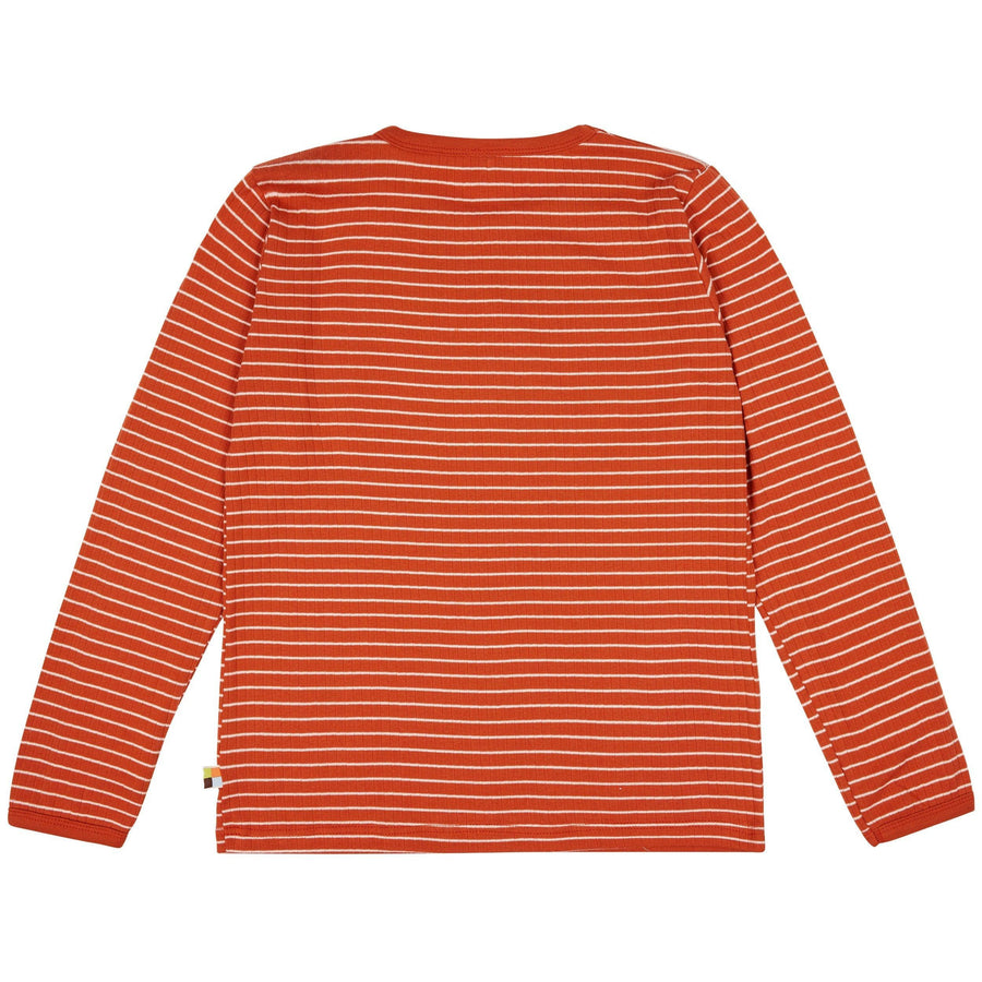 Loud + Proud - Cinnamon Long Sleeved Striped Top