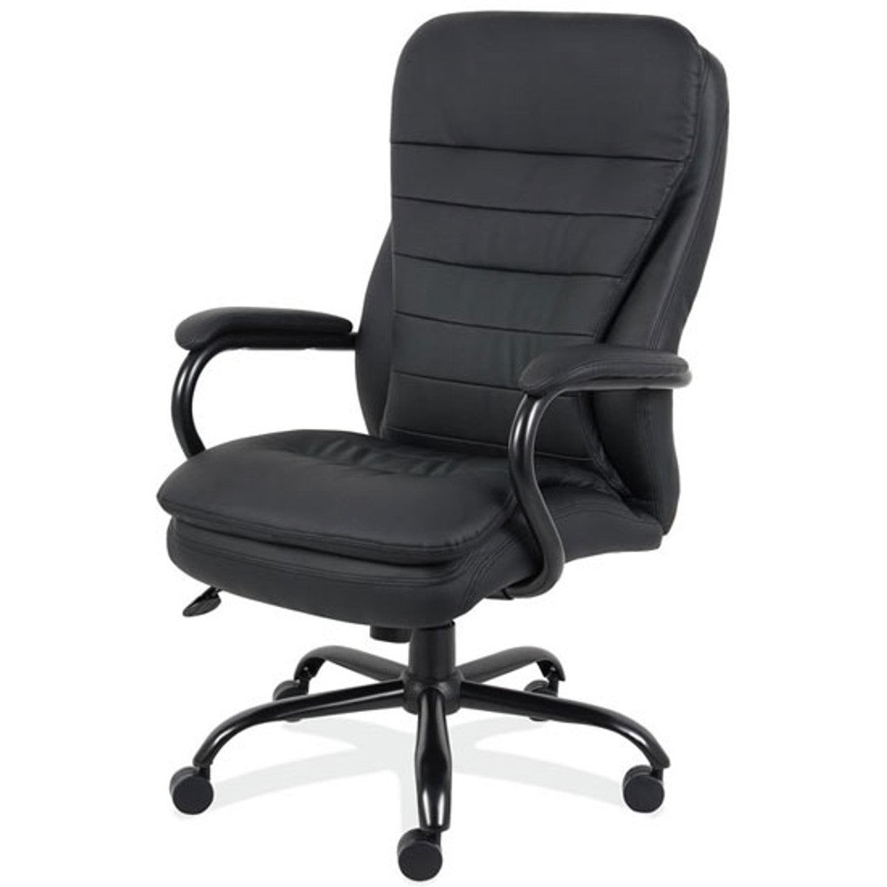 Big and Tall Executive High Back with Black Frame • 400 lbs. capacity