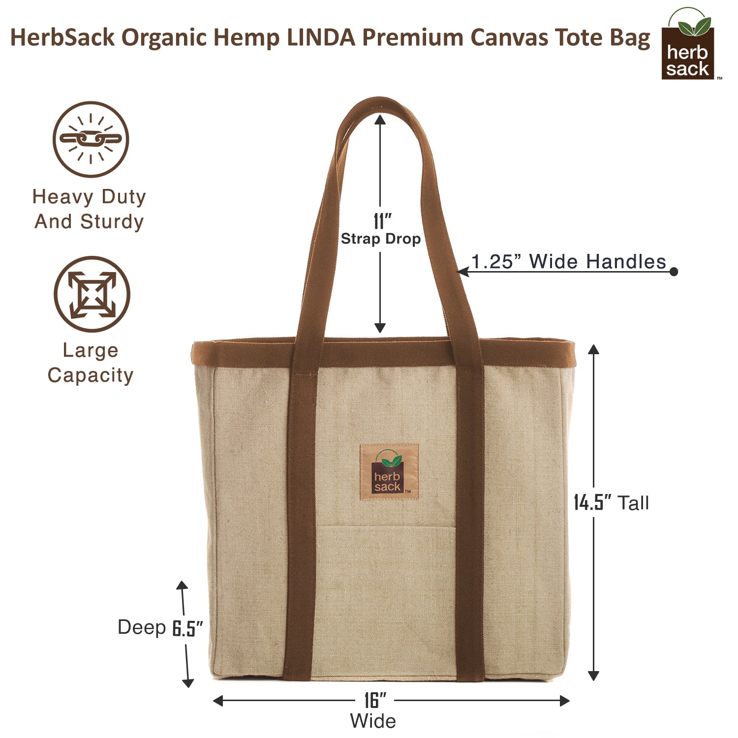 hemp beach bag