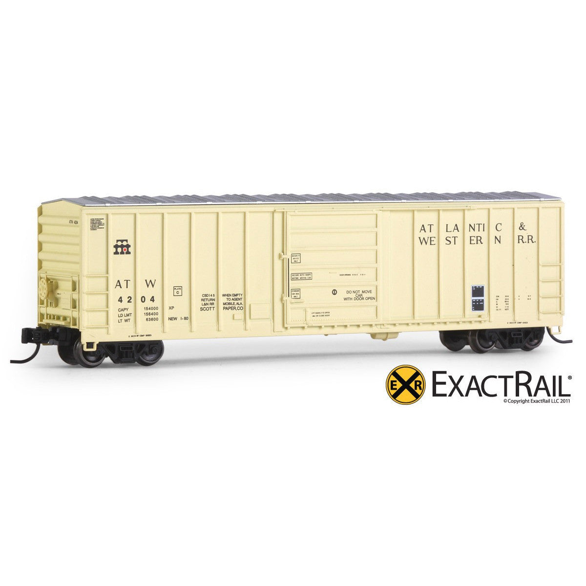 N Scale Model Train Evans 5277 Boxcar | ATW | ExactRail