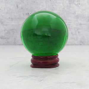 Green Crystal Gazing Ball (50 mm)