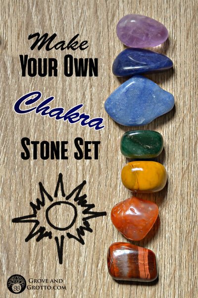 Make your own chakra stone set
