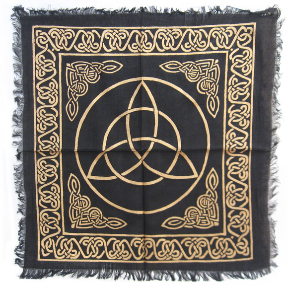 Metallic Triquetra Altar Cloth (18 Inches) - Gold – Grove and Grotto