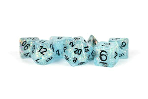 7-Die Set 16mm: Flash Dice: Blue - Bat City Games & Comics