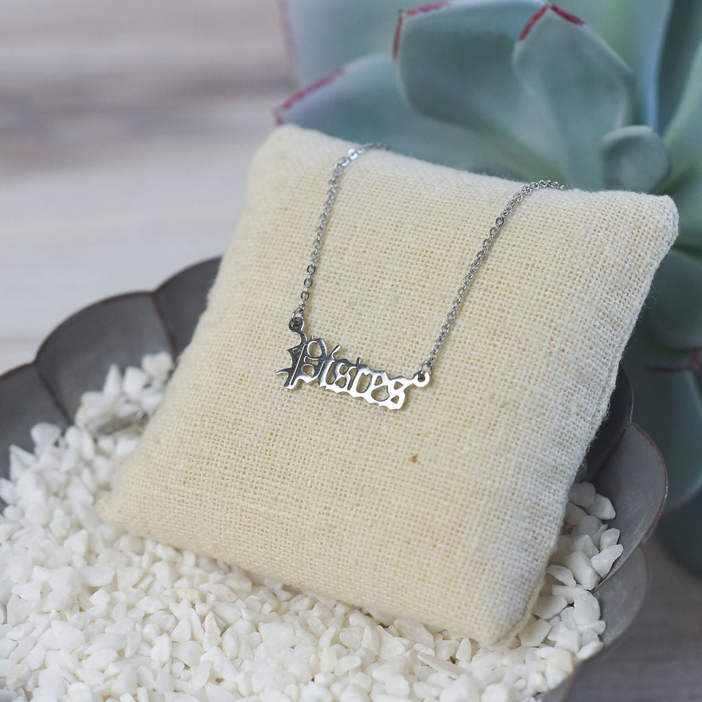 Silver Zodiac Astrology Pendant Necklaces