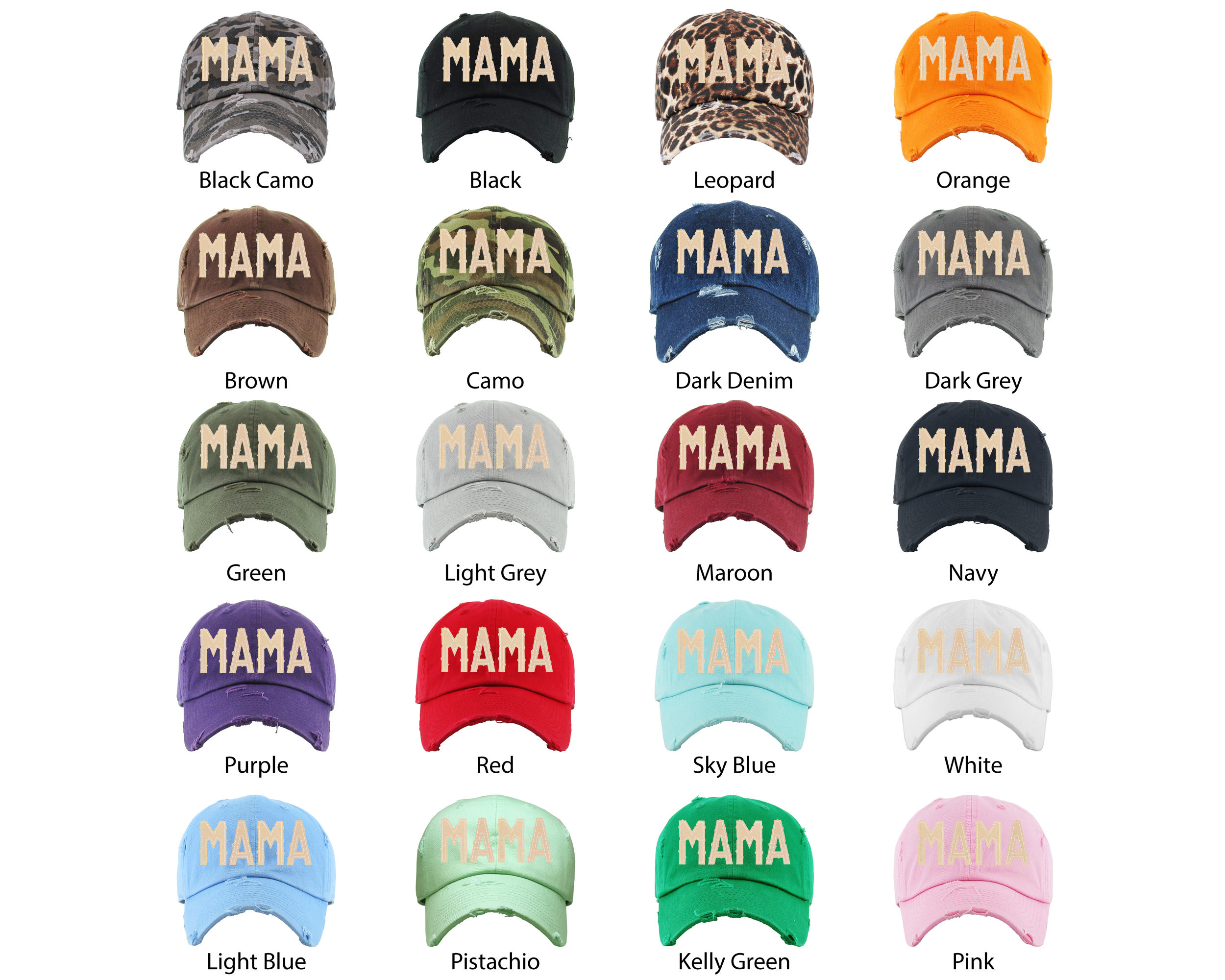 MAMA Dad Hat in Pink