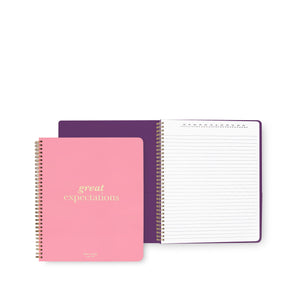 Large Spiral Notebook, Great Expectations by Kate Spade – Lemons and Limes  Boutique