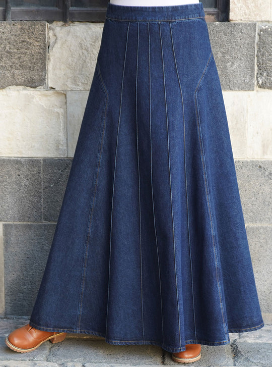 Discover Women's Denim Skirts: Long, Full-Length, and Modest Maxi Styles –  Inherit Co.