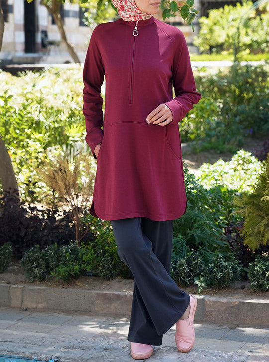 LUOMANTE 3 pcs sets muslim modesta ropa deportiva workout long tunic  leggings sports wear modest gymwear for Islamic woman