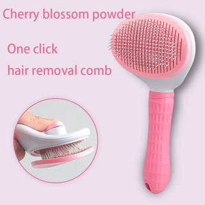 Pet Dog Hair Brush Cat Comb | Pet Hair Remover Brush for Dogs Cats Puppy Kitten Grooming Tools | Dogs Accessories Pet Supplies - AiroPawsâ„¢