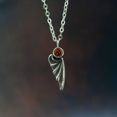 Ctrine Bat wing necklace